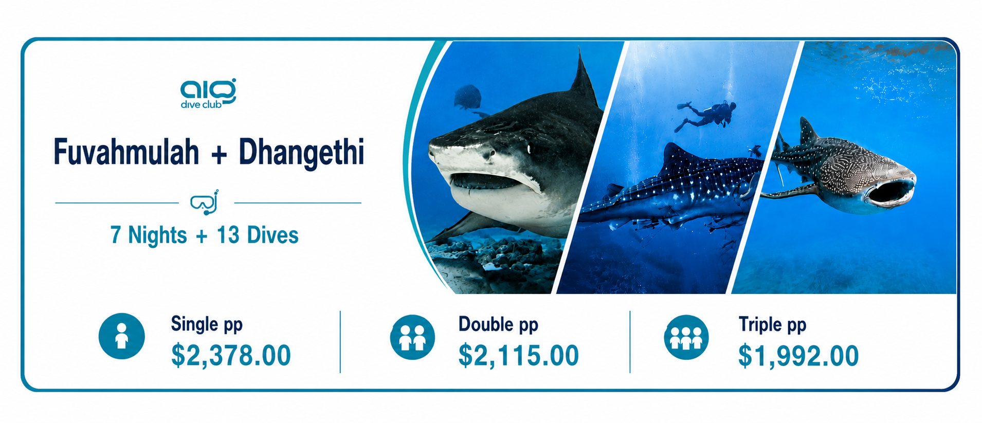 MALDIVES APEX ENCOUNTER (Combo Package - Fuvahmulah, Maldives + Dhangethi, Maldives)