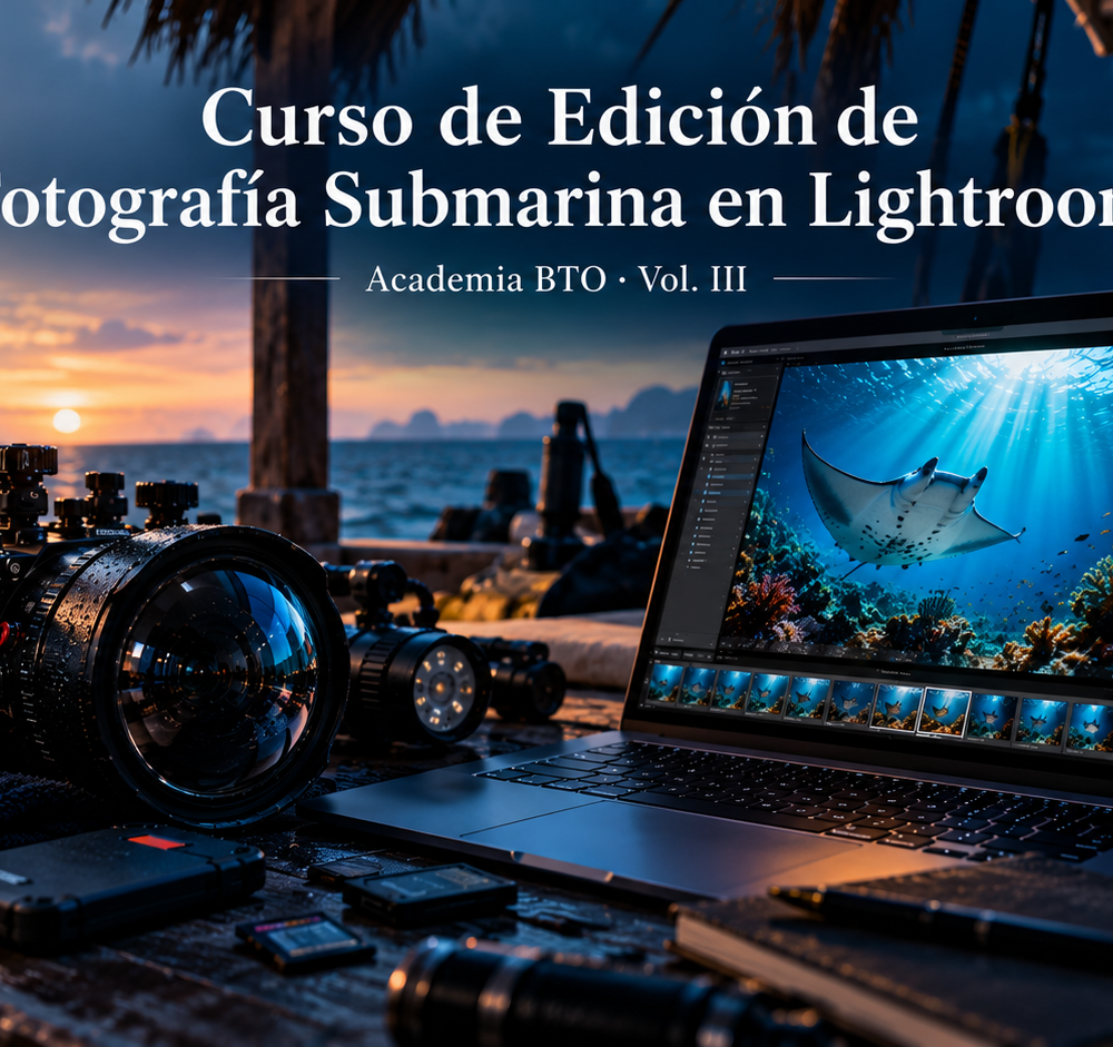 Curso Online de Edición de Fotografía y Video submarino en Lightroom