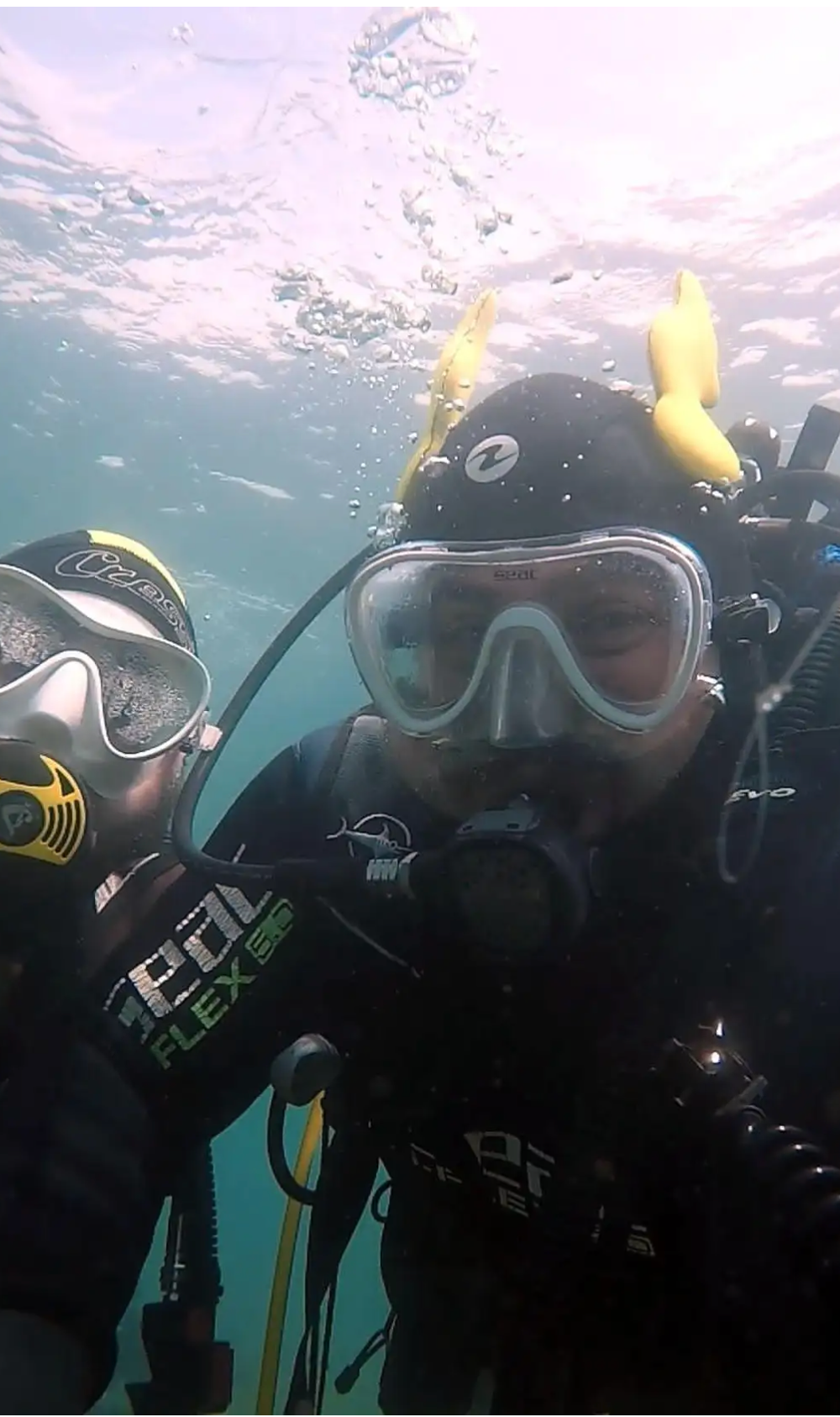 Bautizo de Buceo en Barcelona. PADI Discover Scuba Diving